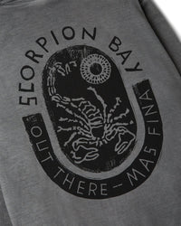 Felpa con cappuccio “Logo sketch” uomo - Scorpion Bay