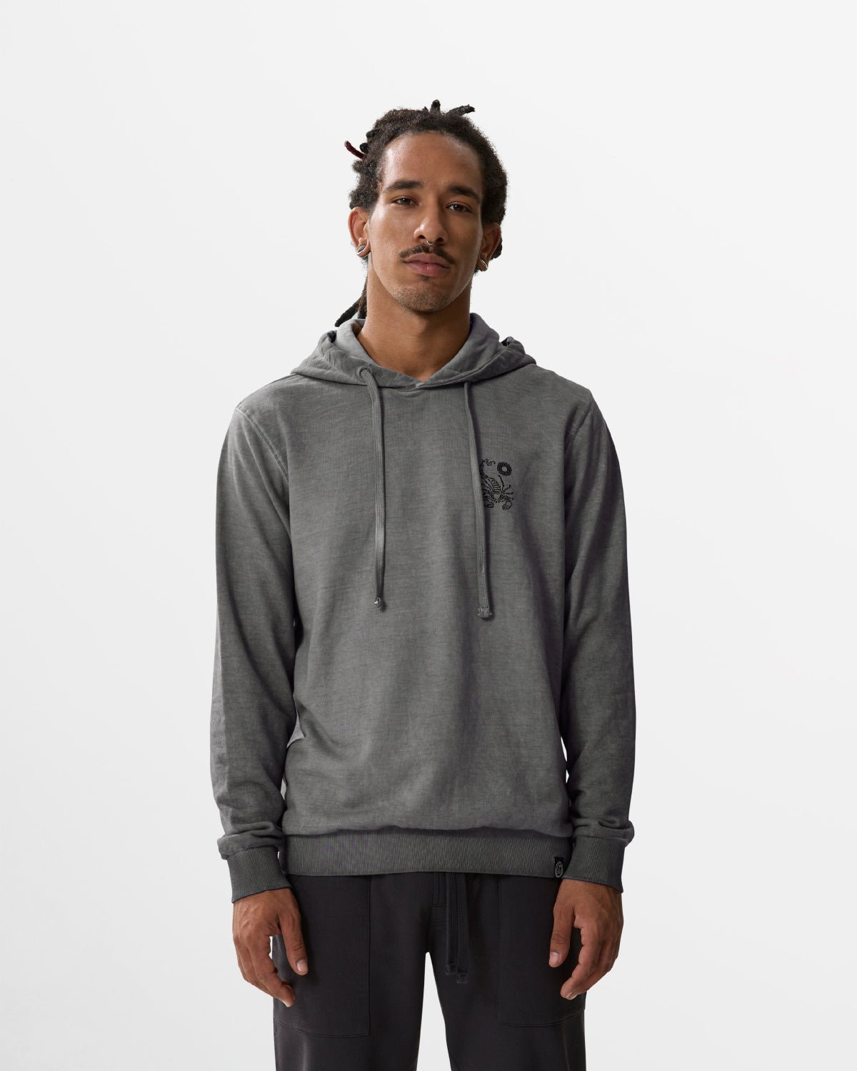 Felpa con cappuccio “Logo sketch” uomo - Scorpion Bay