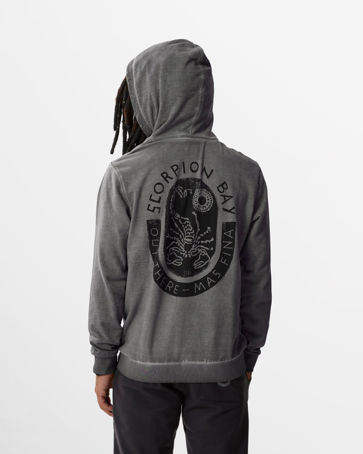 Felpa con cappuccio “Logo sketch” uomo - Scorpion Bay