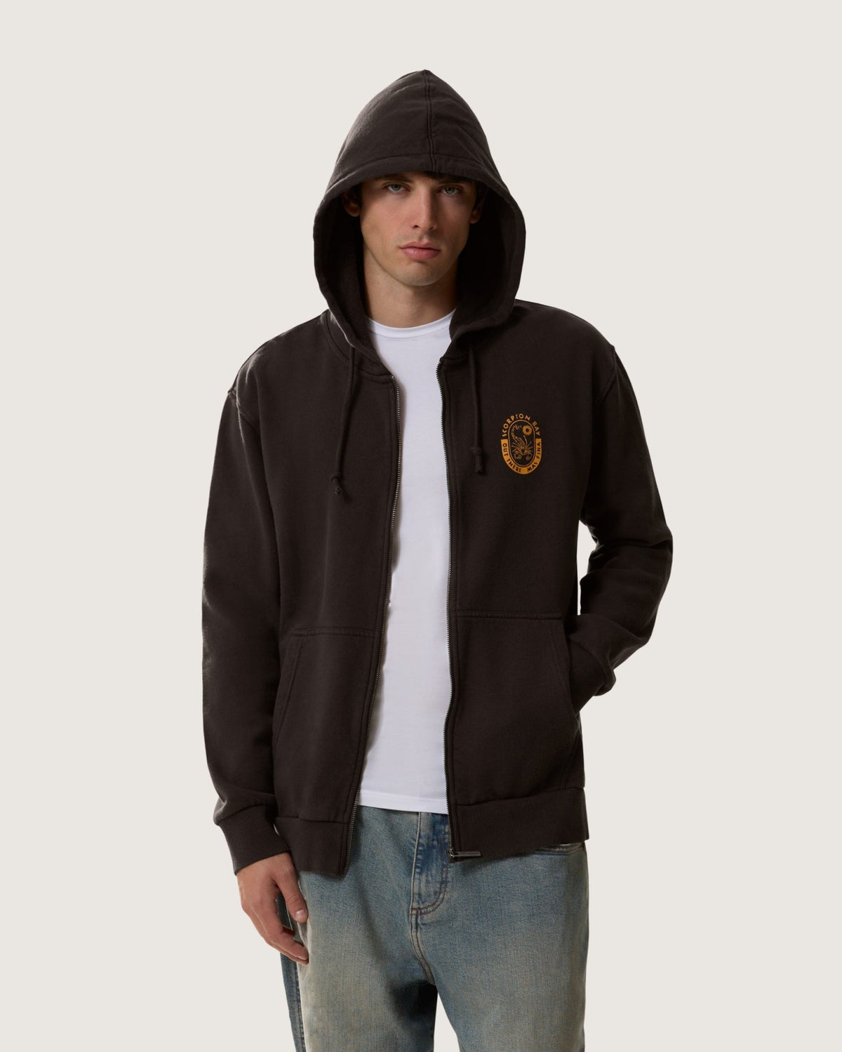 Felpa con cappuccio “Scribble Logo” uomo - Scorpion Bay
