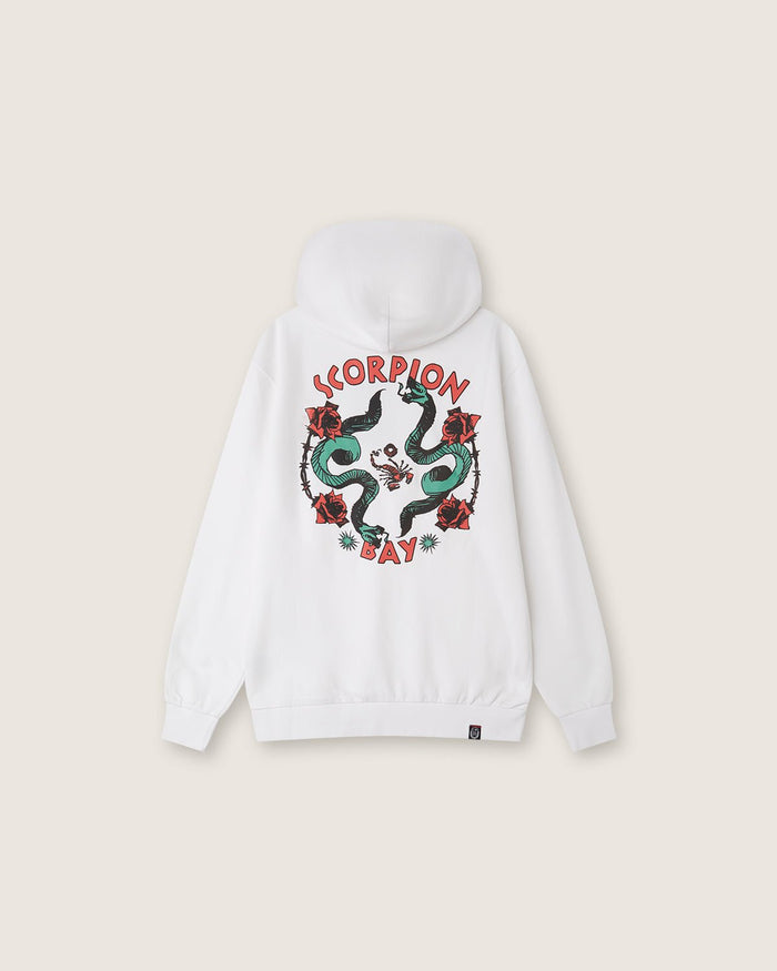 Felpa con cappuccio "Snakes & Roses" uomo - Scorpion Bay