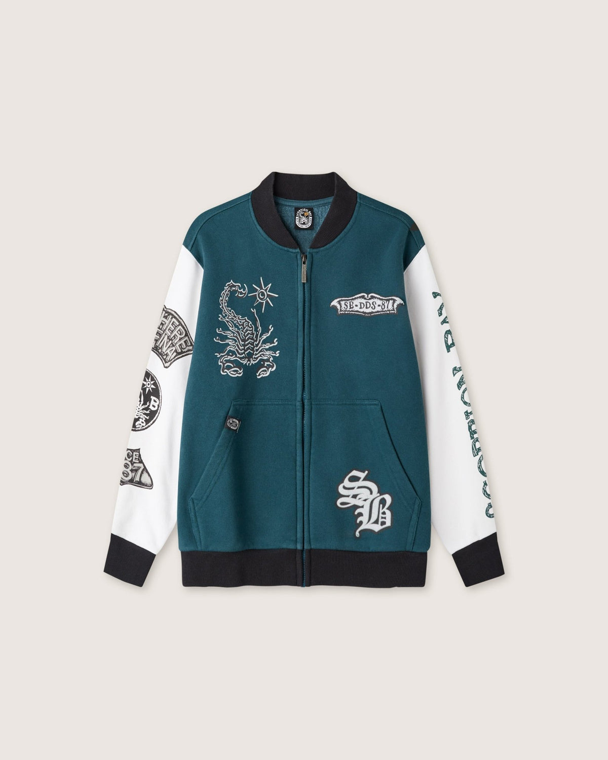 Felpa con zip "College" bambino - Scorpion Bay