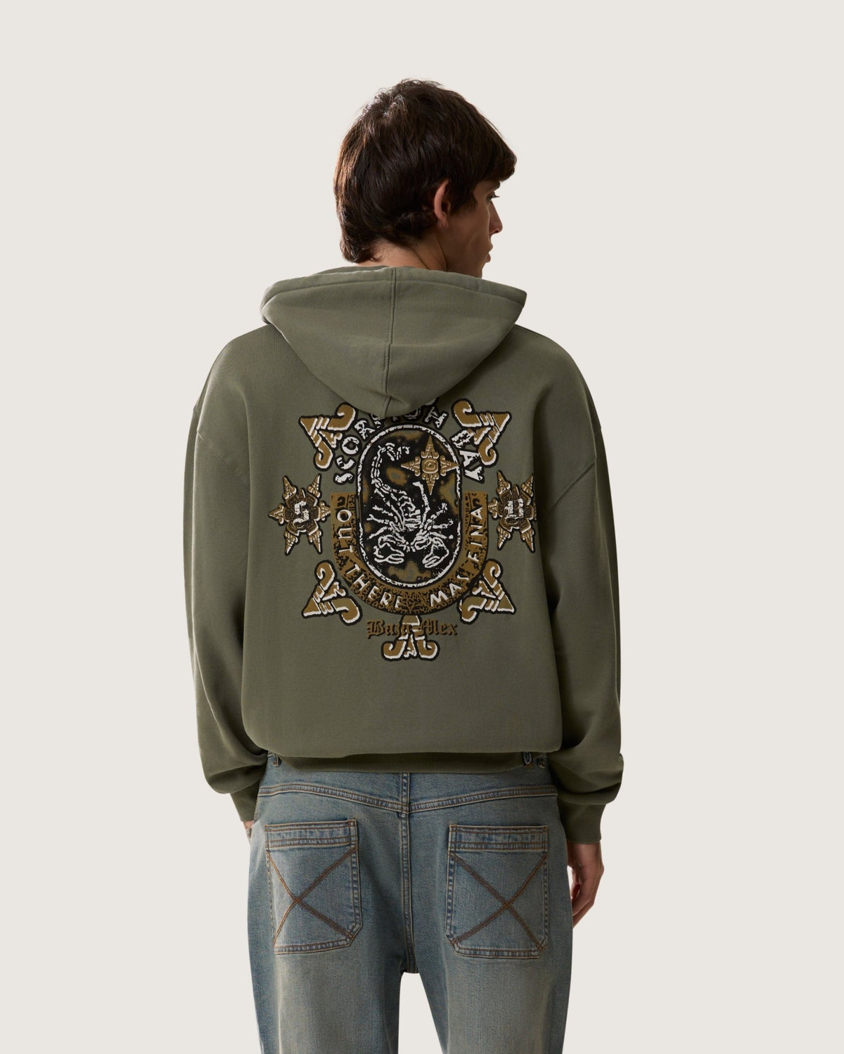 Felpa d'archivio con cappuccio "Aztec Logo” uomo - Scorpion Bay