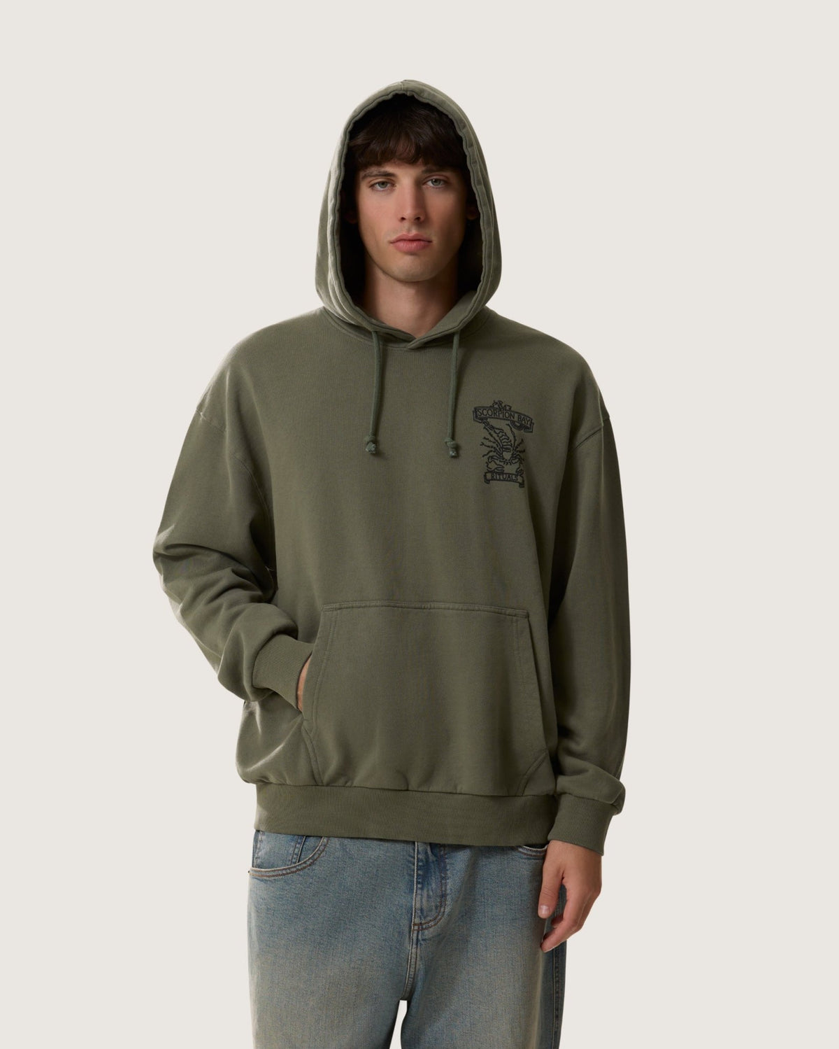 Felpa d'archivio con cappuccio "Aztec Logo” uomo - Scorpion Bay