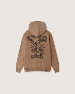 Felpa d'archivio con cappuccio e zip "Rituals” uomo - Scorpion Bay