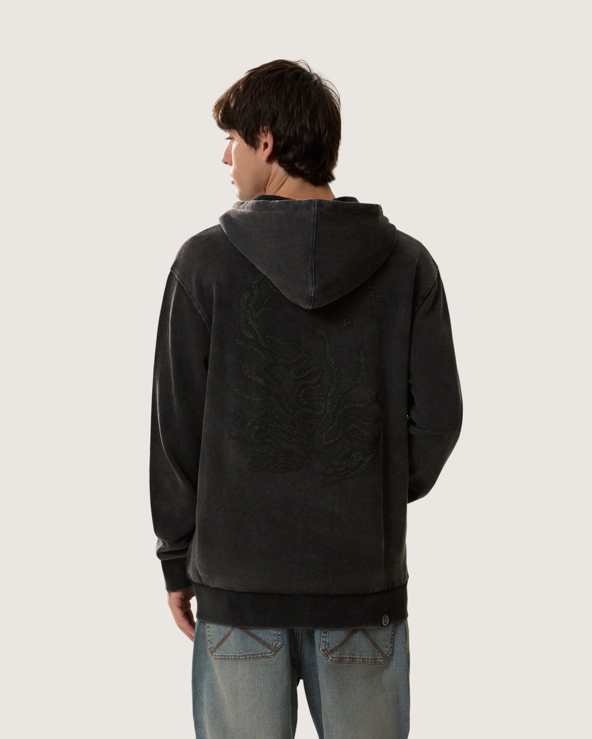 Felpa d'archivio con cappuccio e zip "Scorpion Reptiles” uomo - Scorpion Bay