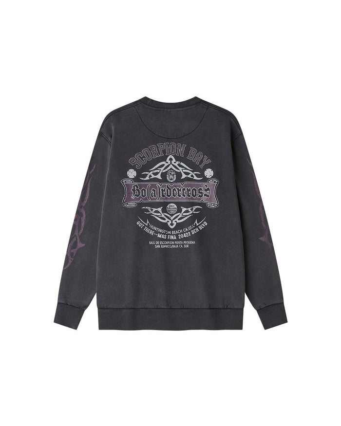 Felpa girocollo "Bo(a)rdercross" uomo - Scorpion Bay