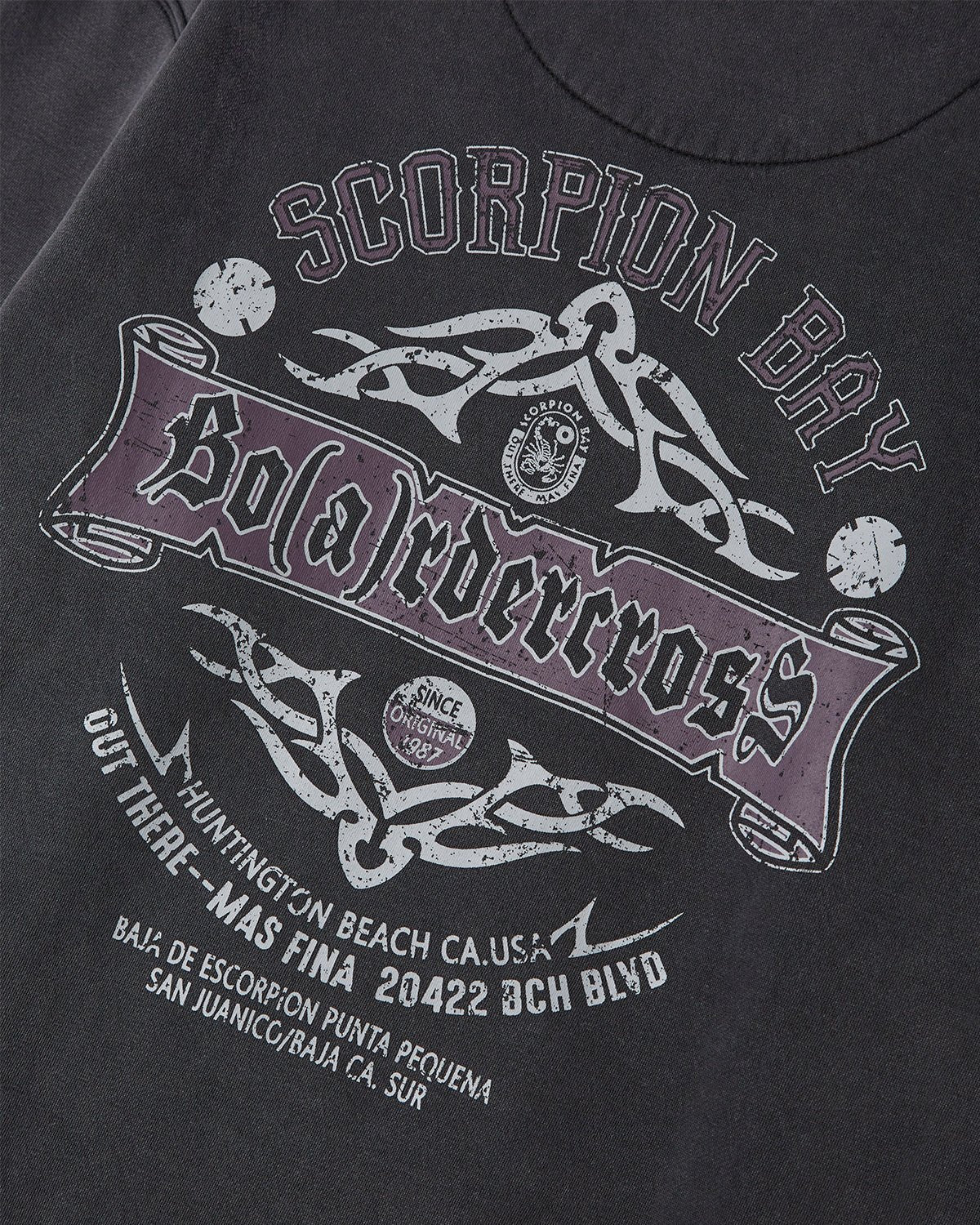 Felpa girocollo "Bo(a)rdercross" uomo - Scorpion Bay