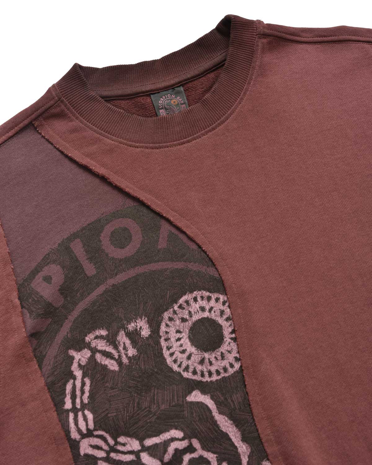 Felpa girocollo con inserto uomo - Scorpion Bay