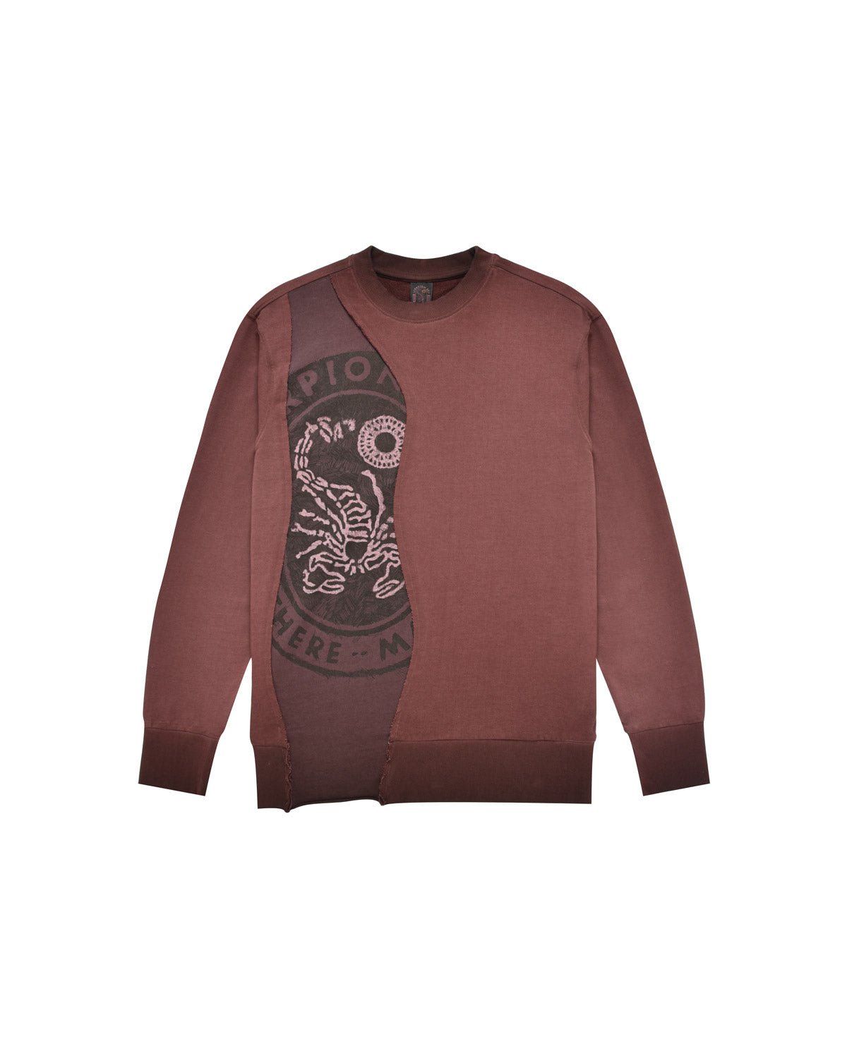 Felpa girocollo con inserto uomo - Scorpion Bay