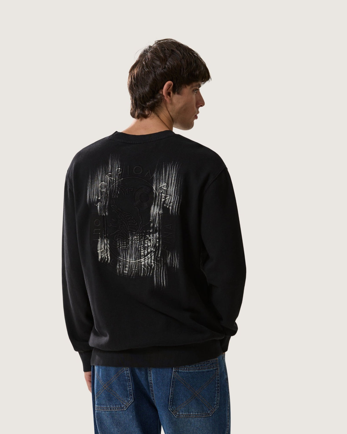Felpa girocollo "Scribble Logo" uomo - Scorpion Bay