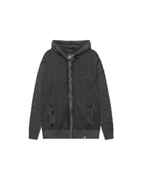 Felpa in maglia con cappuccio e zip uomo - Scorpion Bay