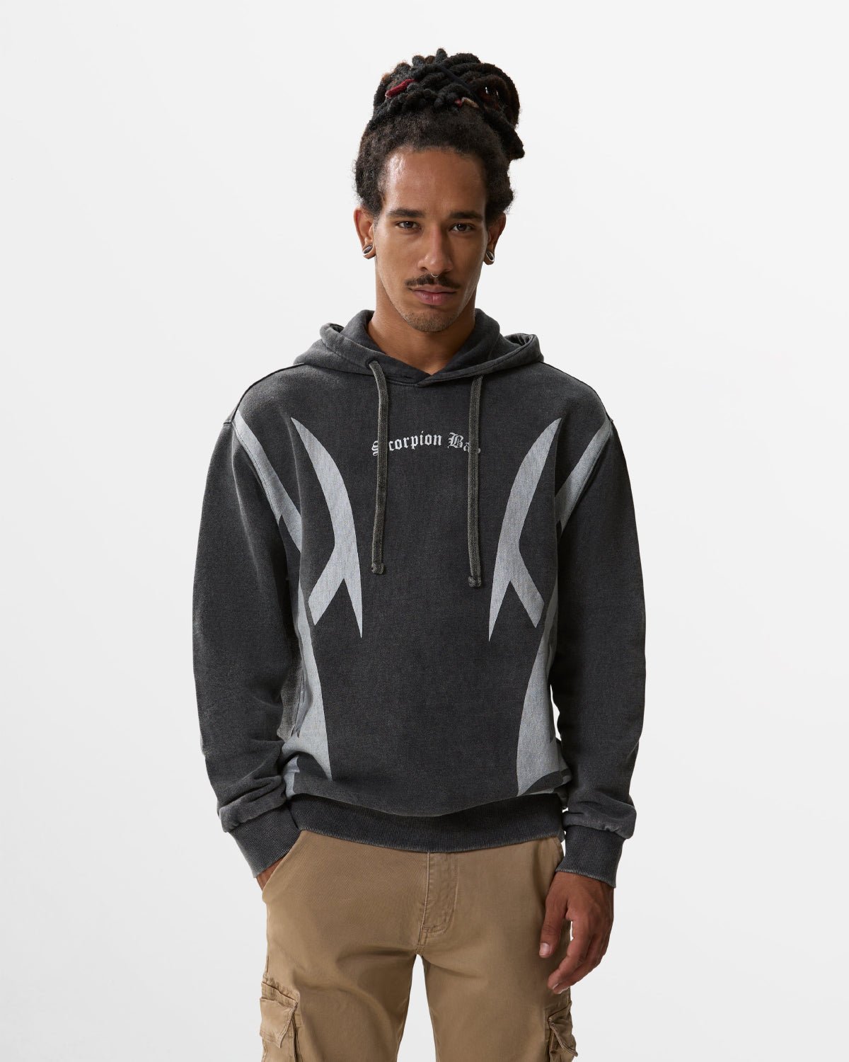 Felpa Limited Edition con cappuccio "Tribal Tattoo Tribe" uomo - Scorpion Bay