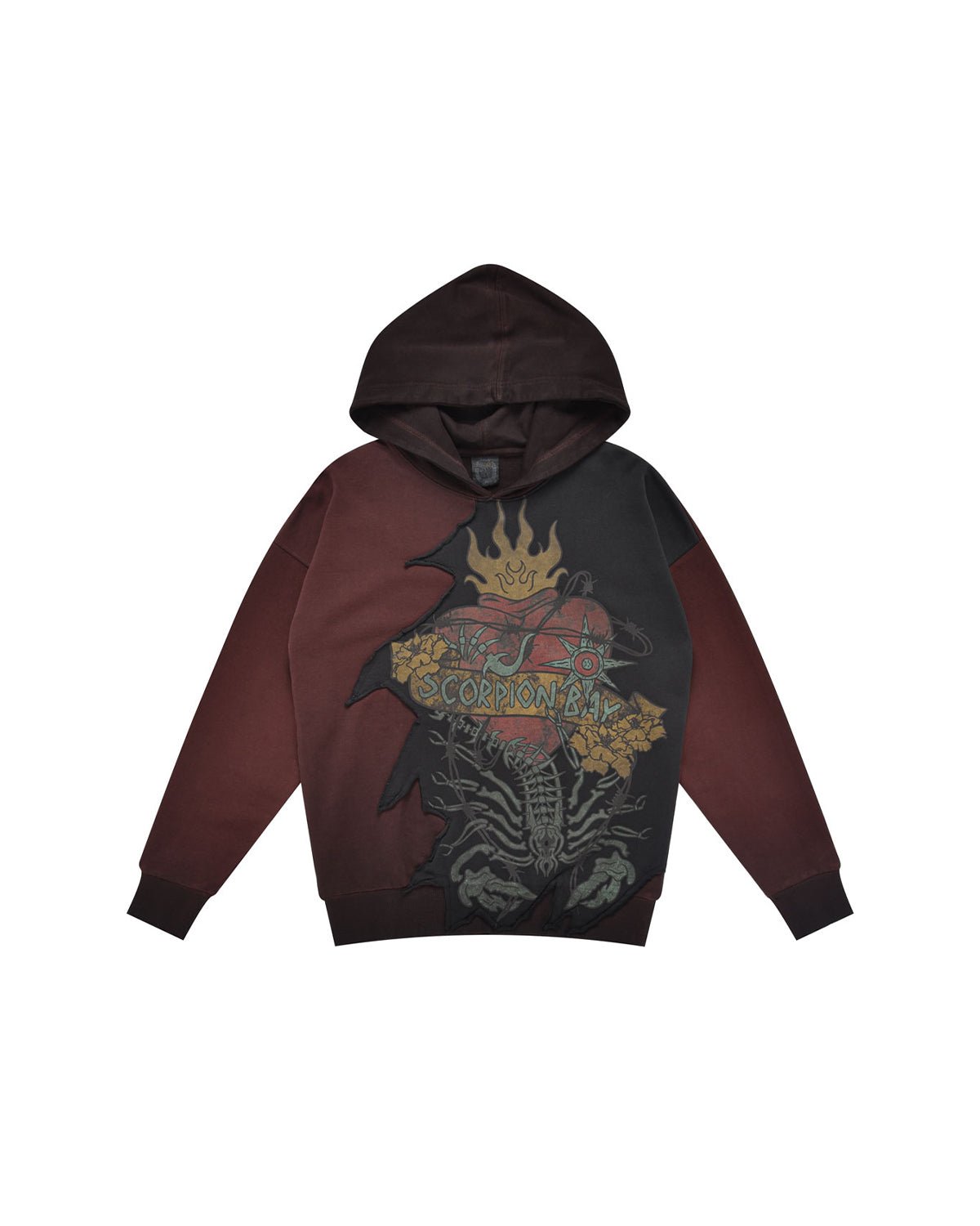 Felpa patchwork "Tattoo” bambino - Scorpion Bay