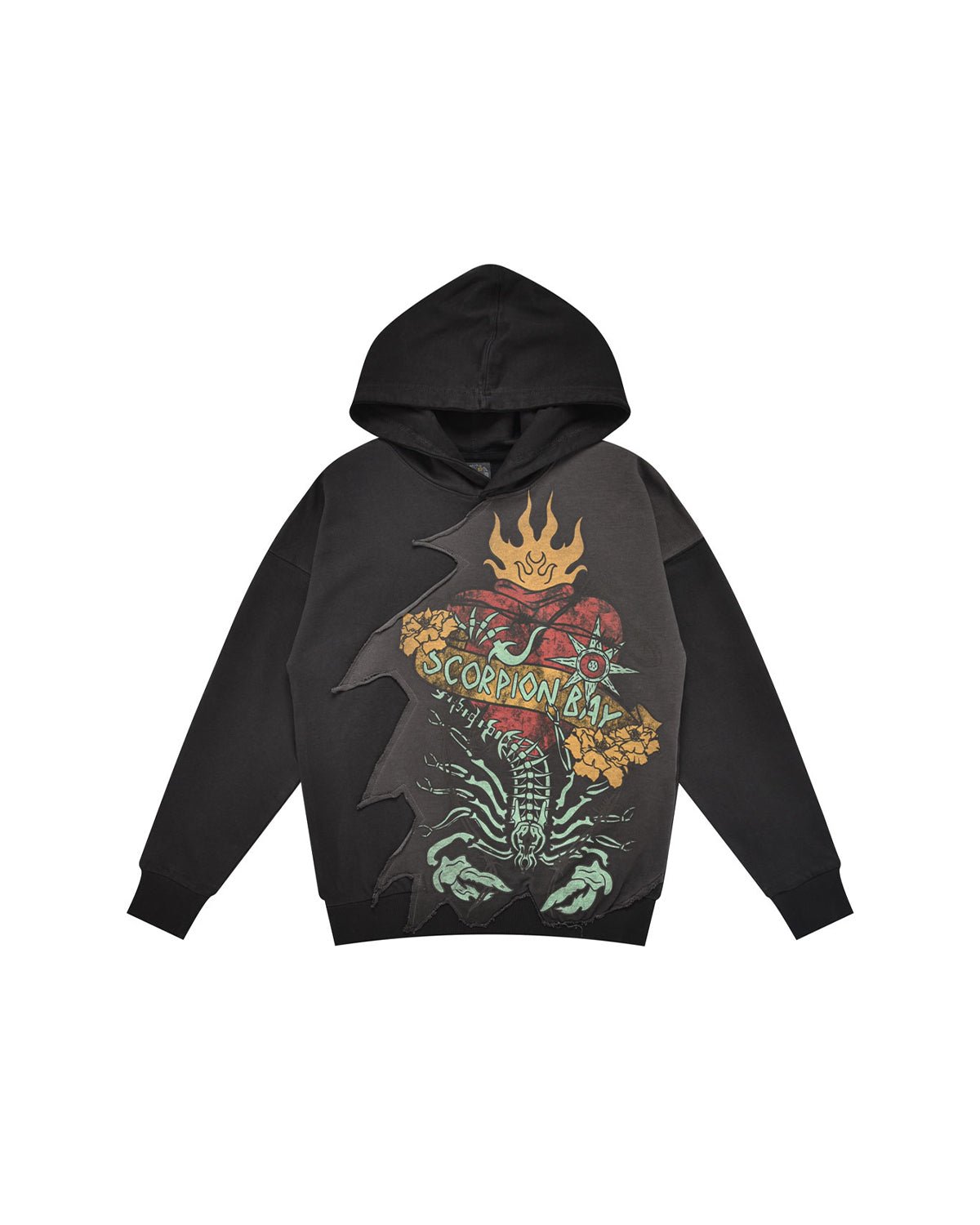 Felpa patchwork "Tattoo” bambino - Scorpion Bay