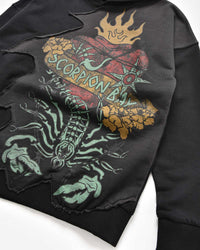 Felpa patchwork "Tattoo” bambino - Scorpion Bay