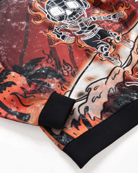 Felpa stampata all - over “Surfing Robot” bambino - Scorpion Bay