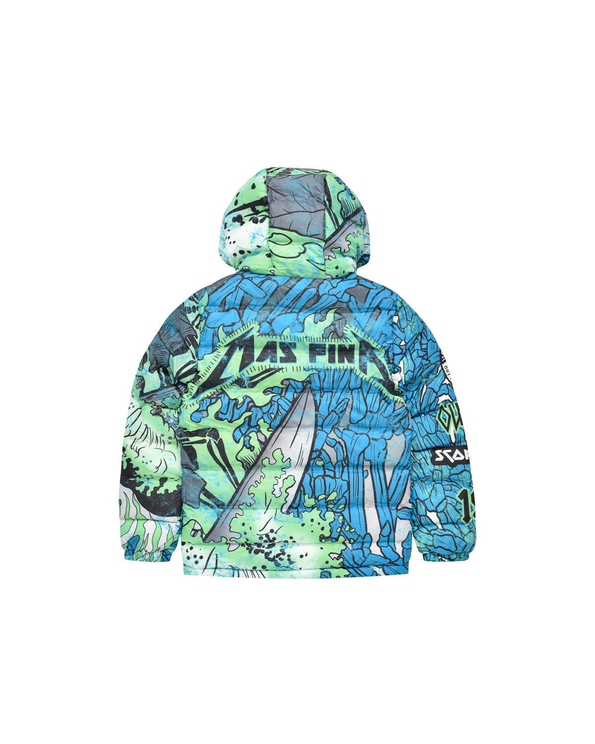 Giacca reversibile stampata all - over "Hell Of A Surfer" bambino - Scorpion Bay