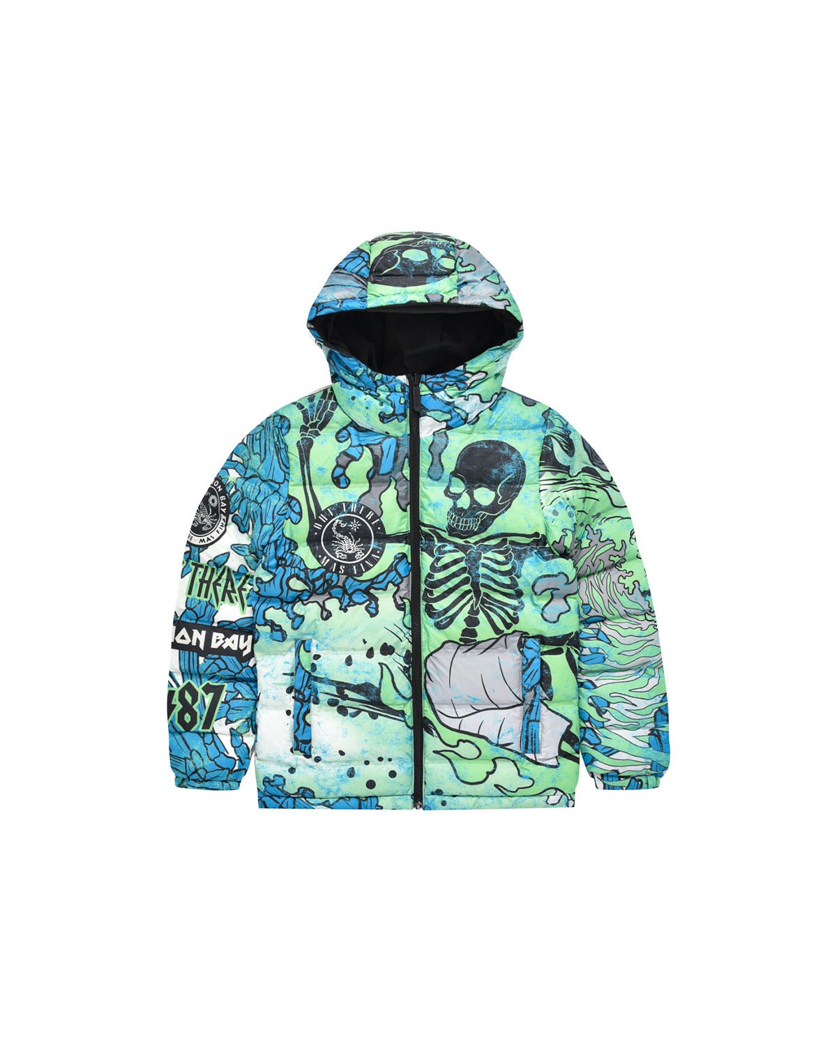 Giacca reversibile stampata all - over "Hell Of A Surfer" bambino - Scorpion Bay