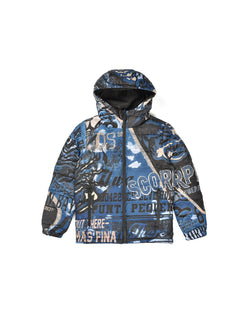 Giacca reversibile stampata all - over 'Scorpion In Flames' bambino - Scorpion Bay