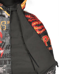 Giacca reversibile stampata all - over 'Scorpion In Flames' bambino - Scorpion Bay