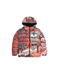 Giacca reversibile stampata all - over "Surfing Robot" bambino - Scorpion Bay