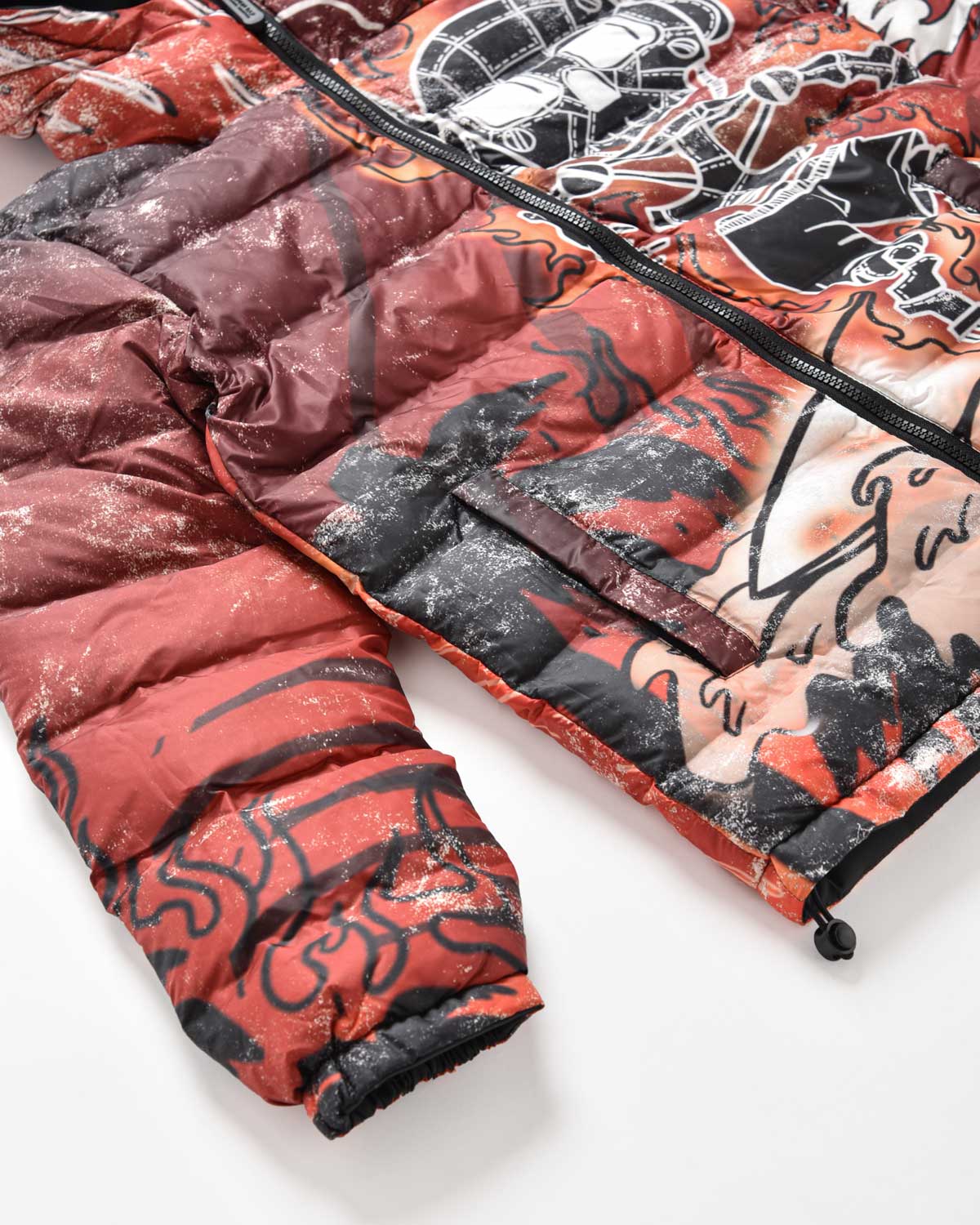 Giacca reversibile stampata all - over "Surfing Robot" bambino - Scorpion Bay