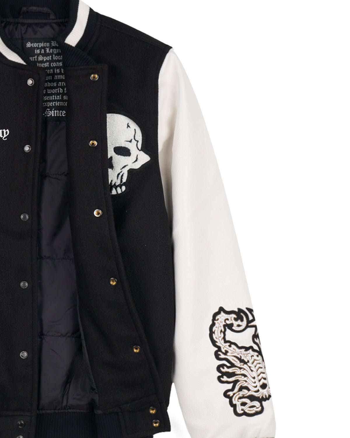 Giacca stile varsity "Skull" uomo - Scorpion Bay