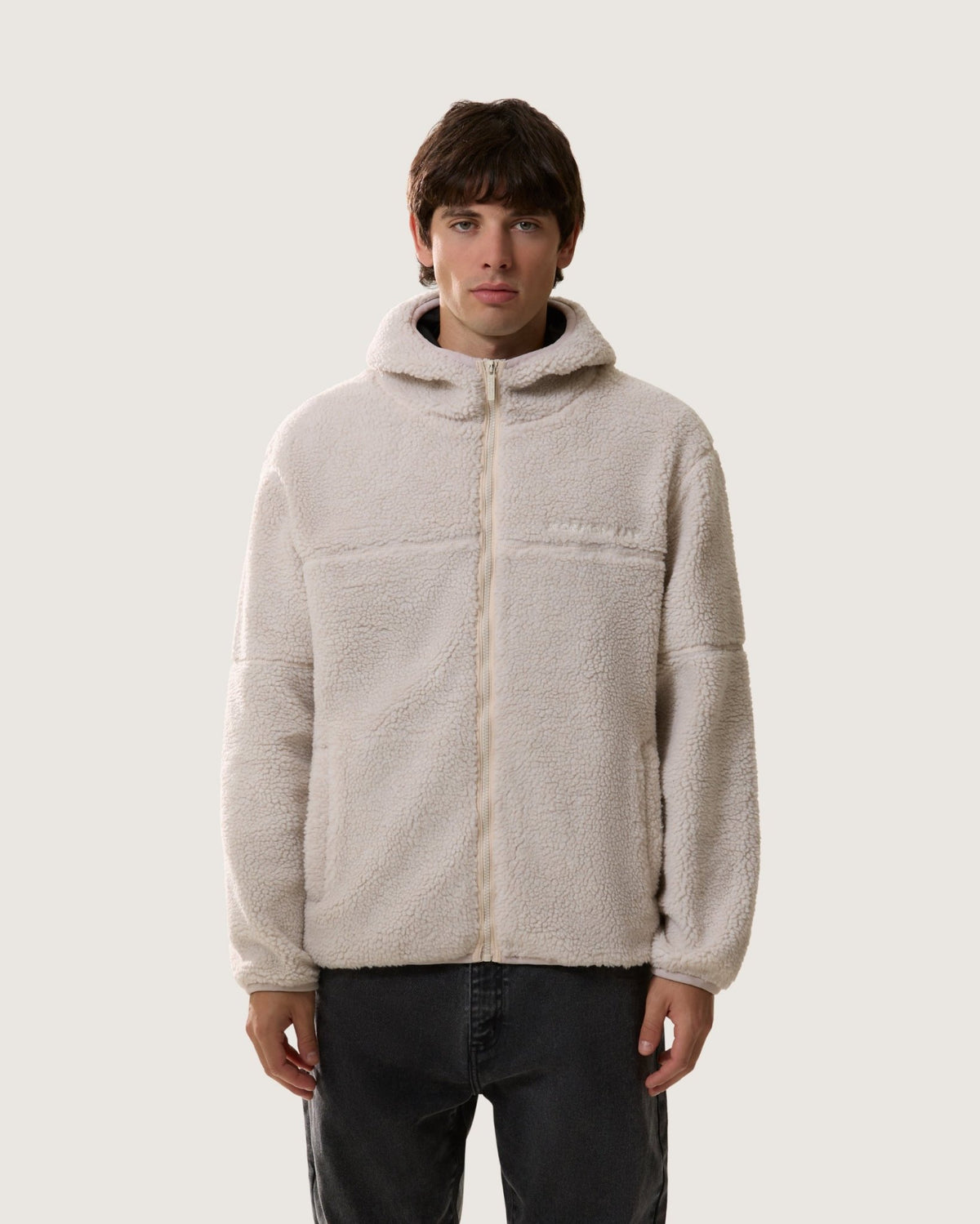 Giacca Teddy con cappuccio e zip uomo - Scorpion Bay