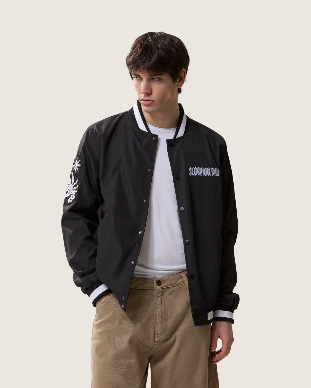 Giacca varsity "Gothic Lettering" uomo - Scorpion Bay