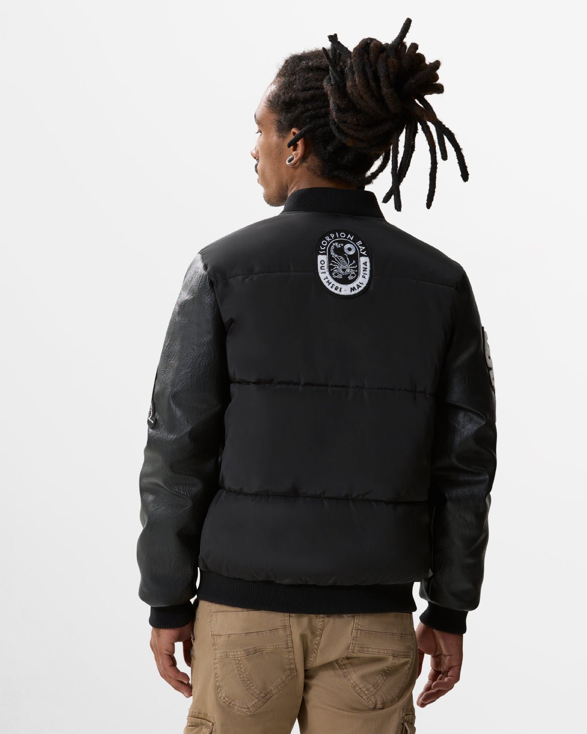 Giacca Varsity imbottita con ricami "Legendary" uomo - Scorpion Bay