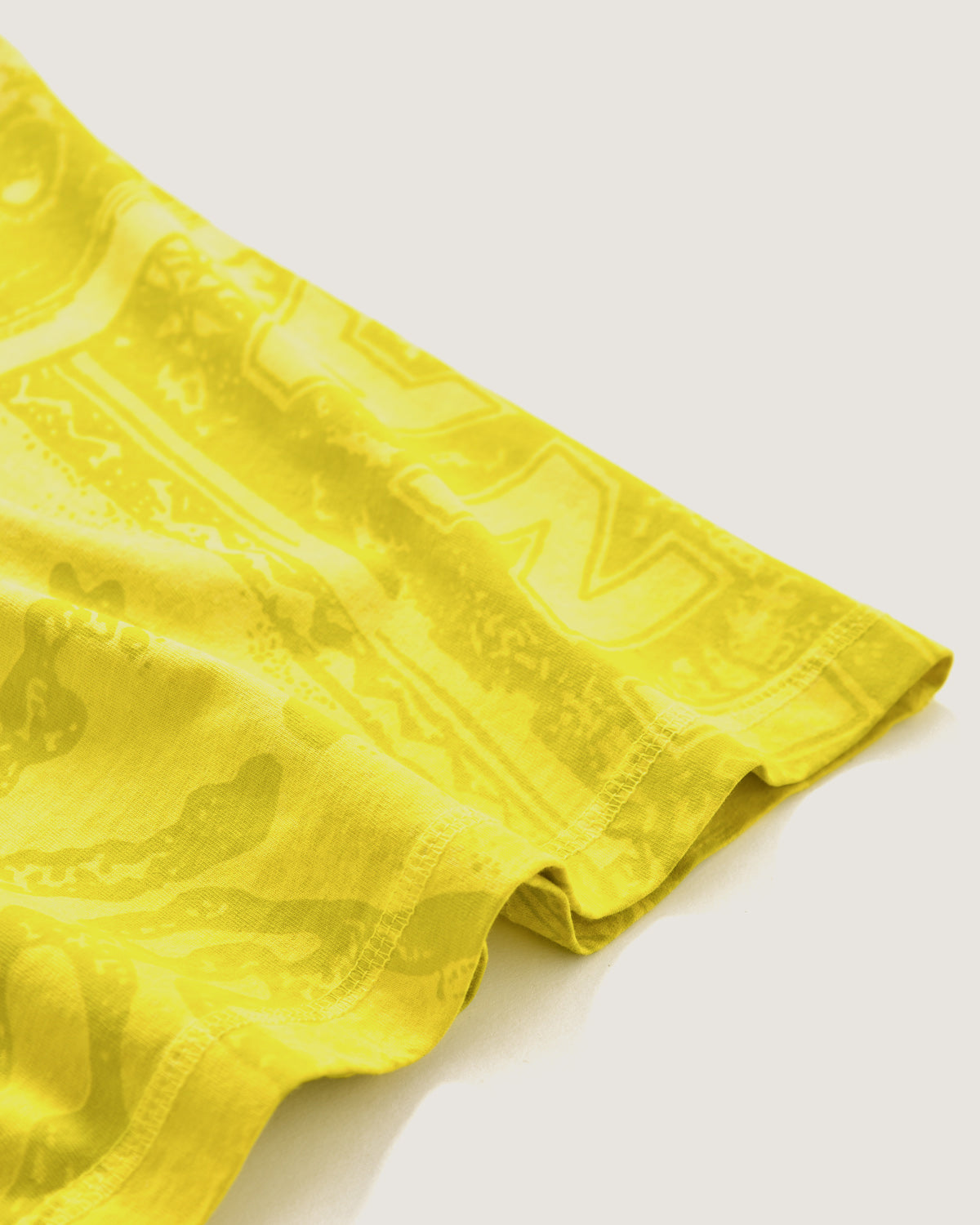 Child | Doubleface t-shirt "Quarter Logo" acid green color