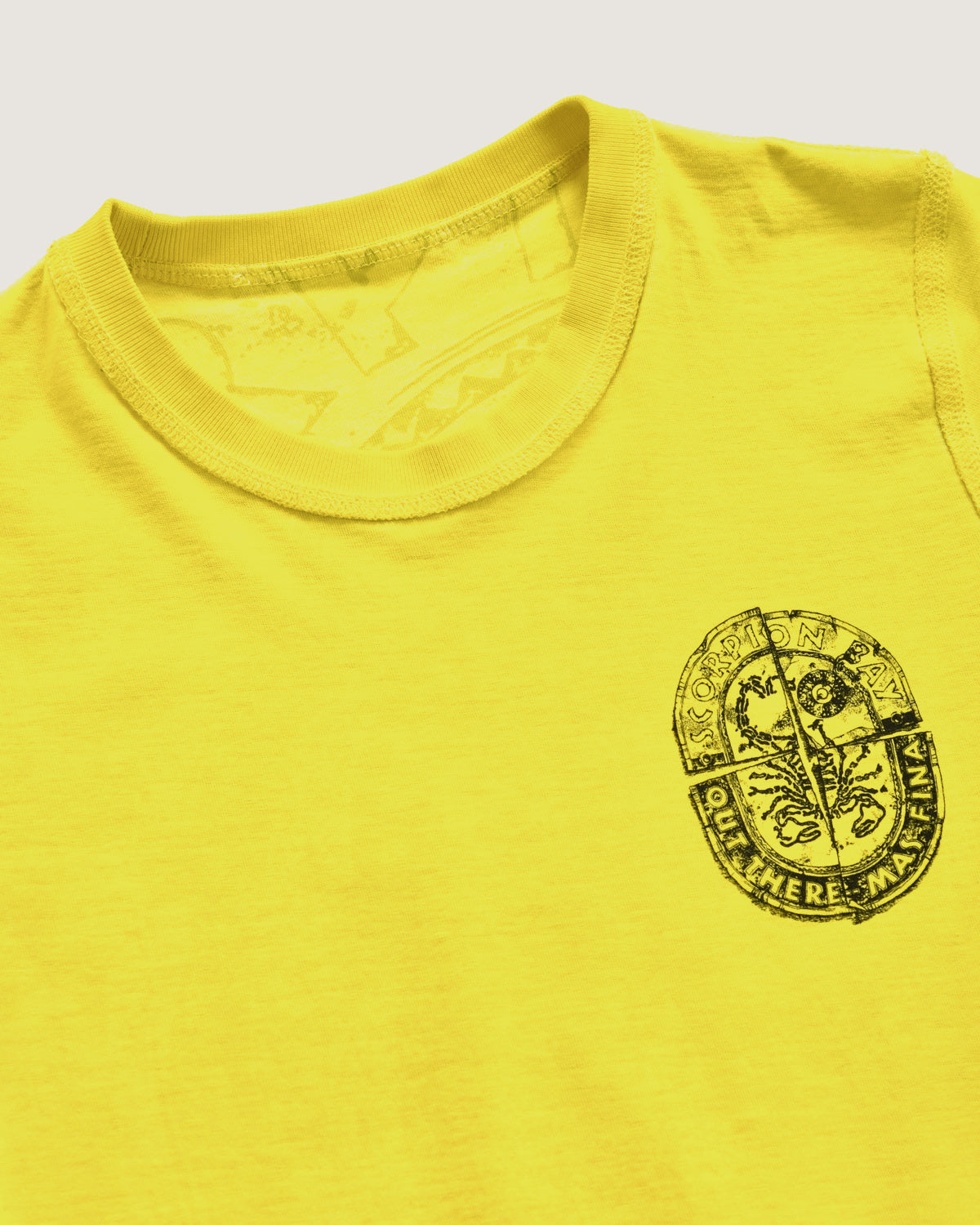 Child | Doubleface t-shirt "Quarter Logo" acid green color