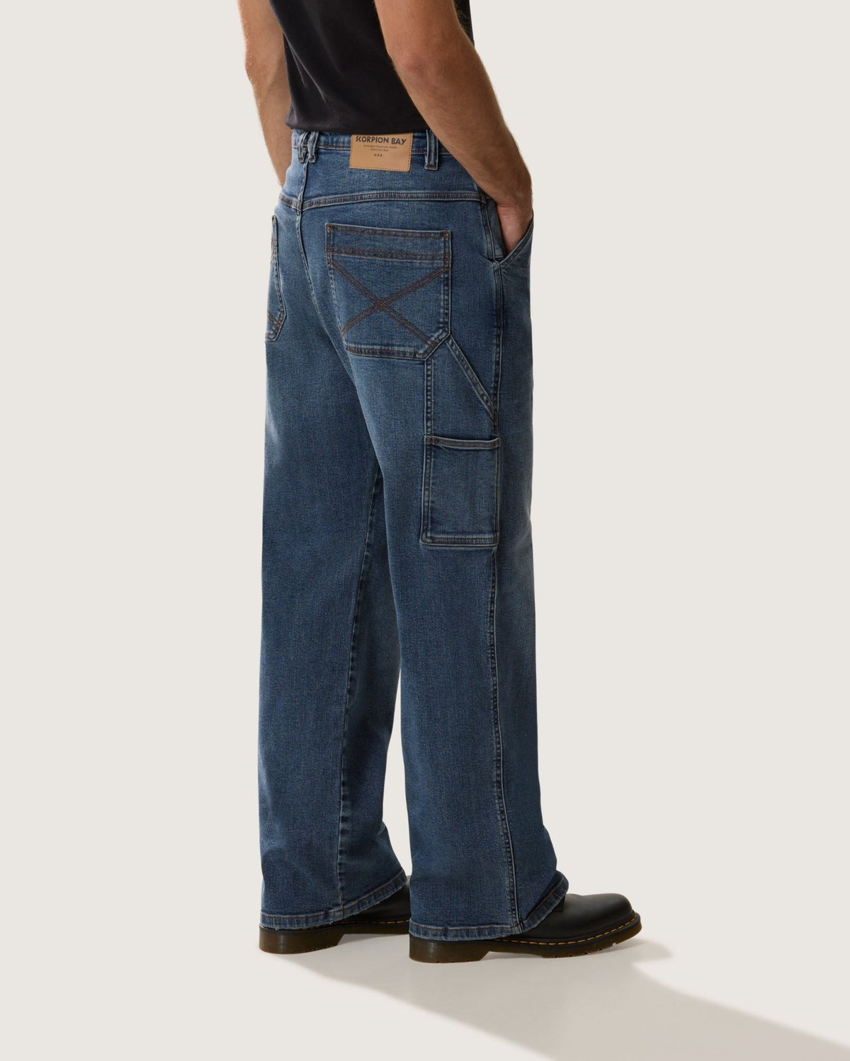 Pantaloni carpenter over denim "Corporate" uomo - Scorpion Bay