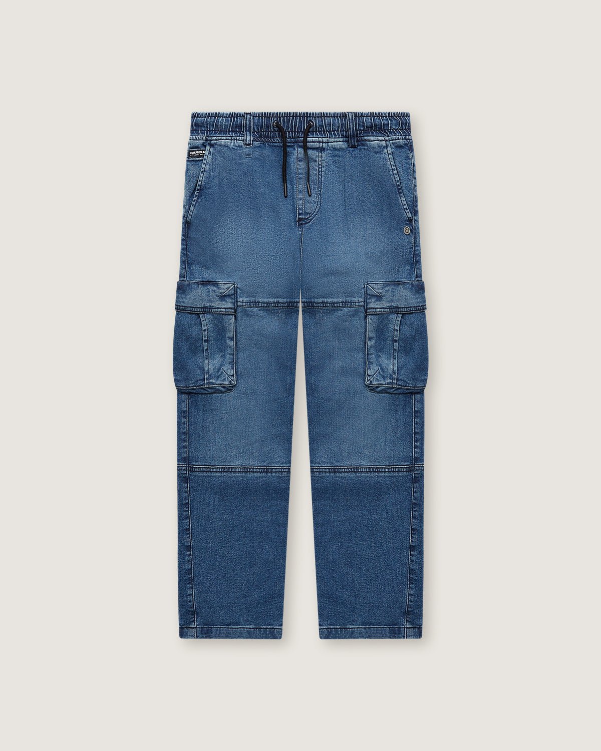 Pantaloni jogger cargo in denim bambino - Scorpion Bay