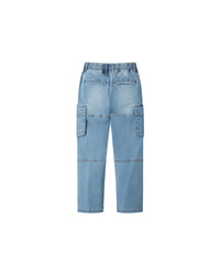 Pantaloni jogger cargo in denim bambino - Scorpion Bay