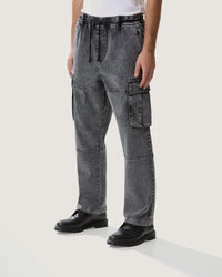 Pantaloni jogger cargo in denim uomo - Scorpion Bay