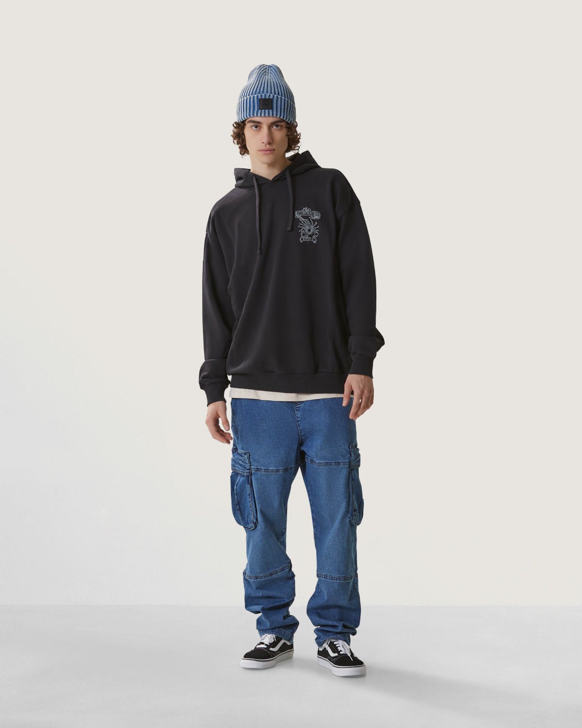 Pantaloni jogger cargo in denim uomo - Scorpion Bay