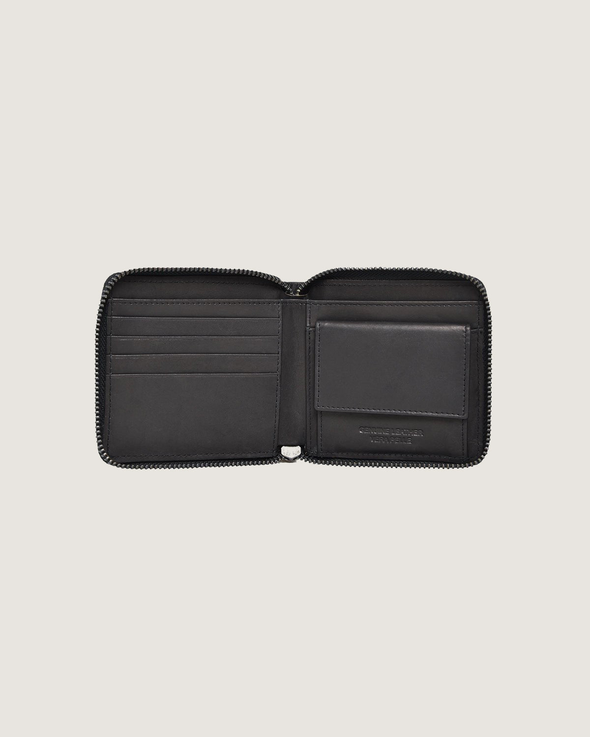 Portafoglio in pelle con zip - Scorpion Bay