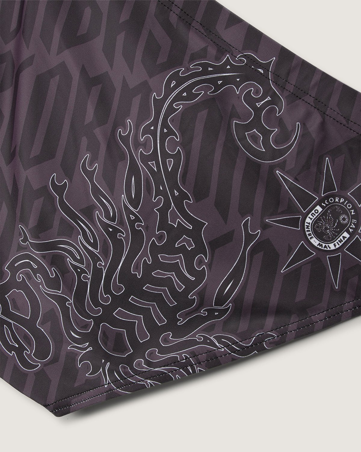 Slip mare stampato all over "Gothic lettering" uomo - Scorpion Bay