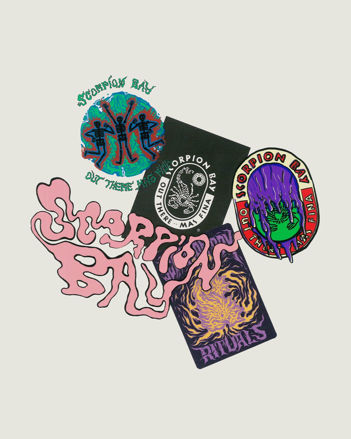 Sticker - pack "Psycho Bay" - Scorpion Bay