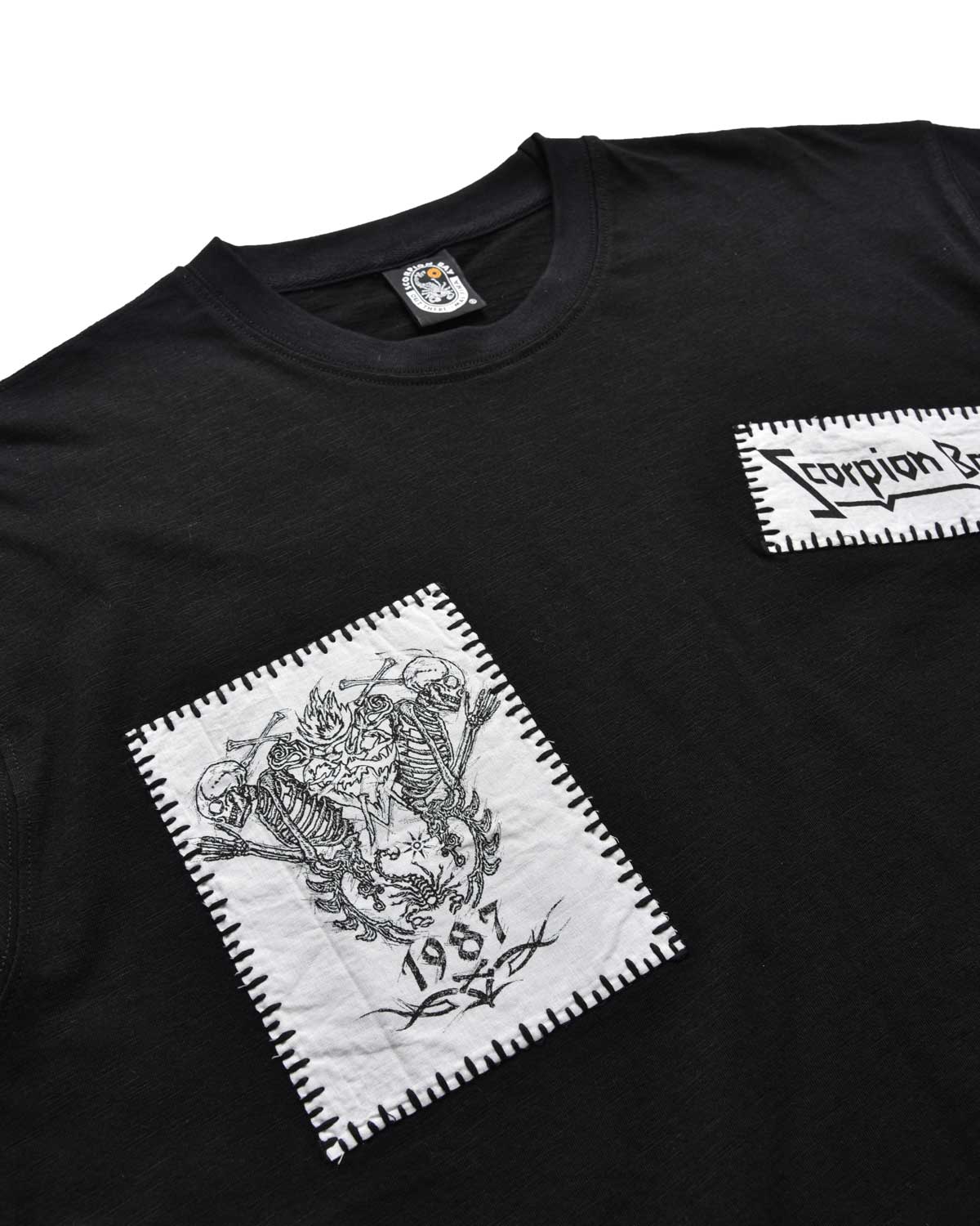 T-Shirt a manica corta con patch uomo - Scorpion Bay