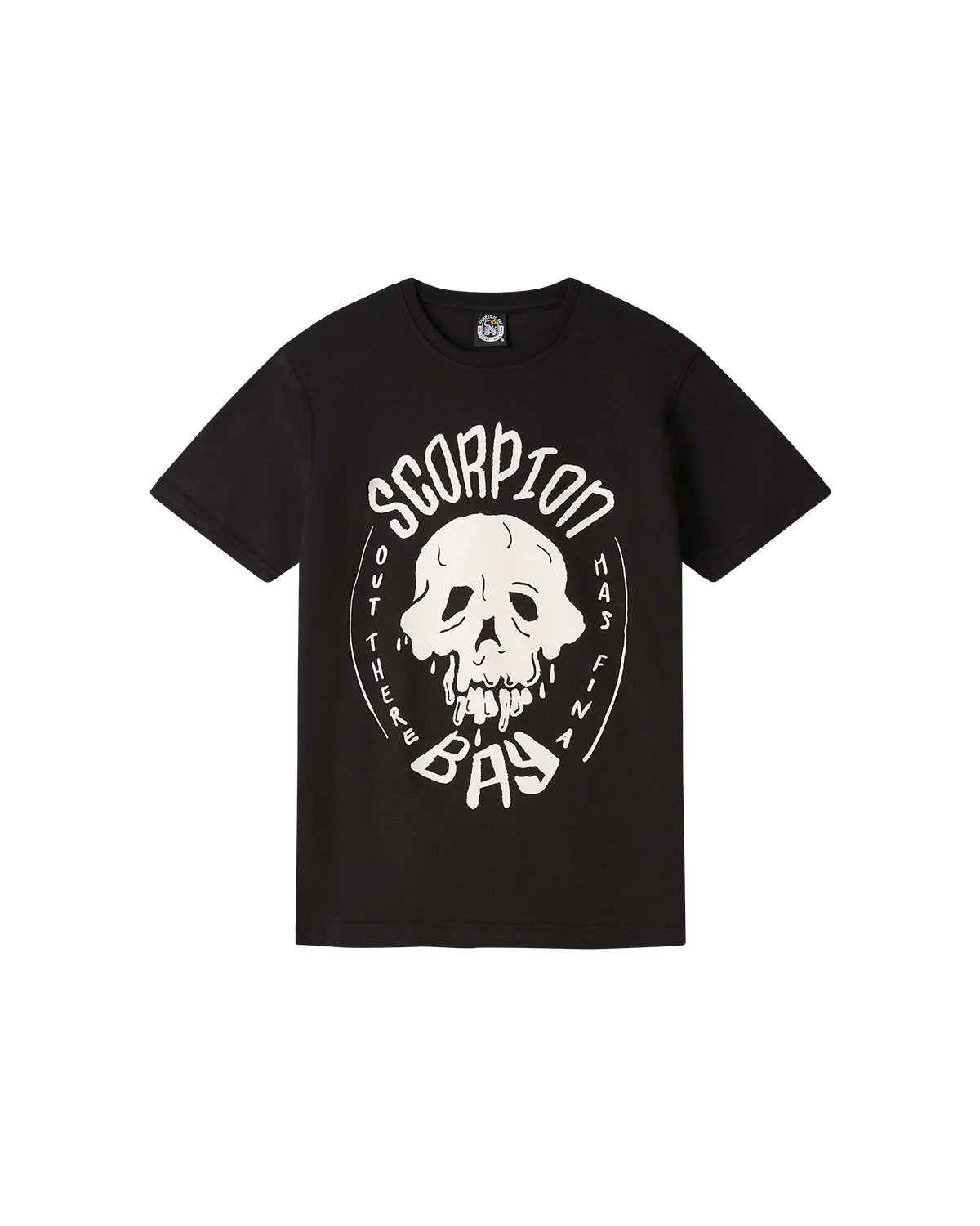 T-Shirt a manica corta stampata "Sliquid Skull" Bambino - Scorpion Bay