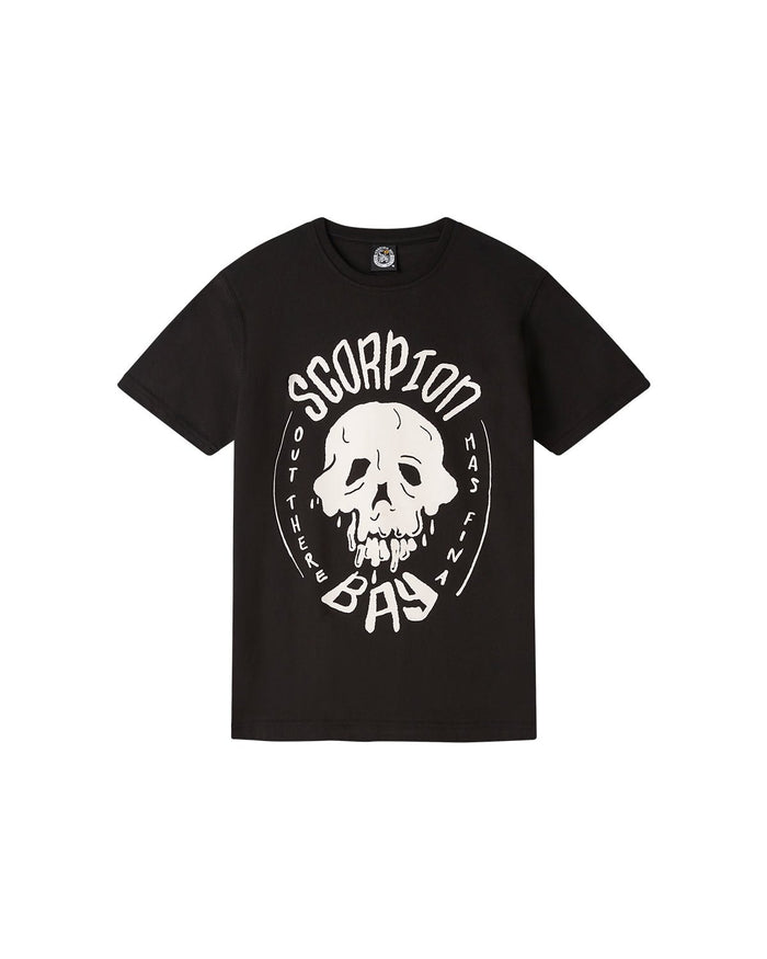 T-Shirt a manica corta stampata "Sliquid Skull" Bambino - Scorpion Bay