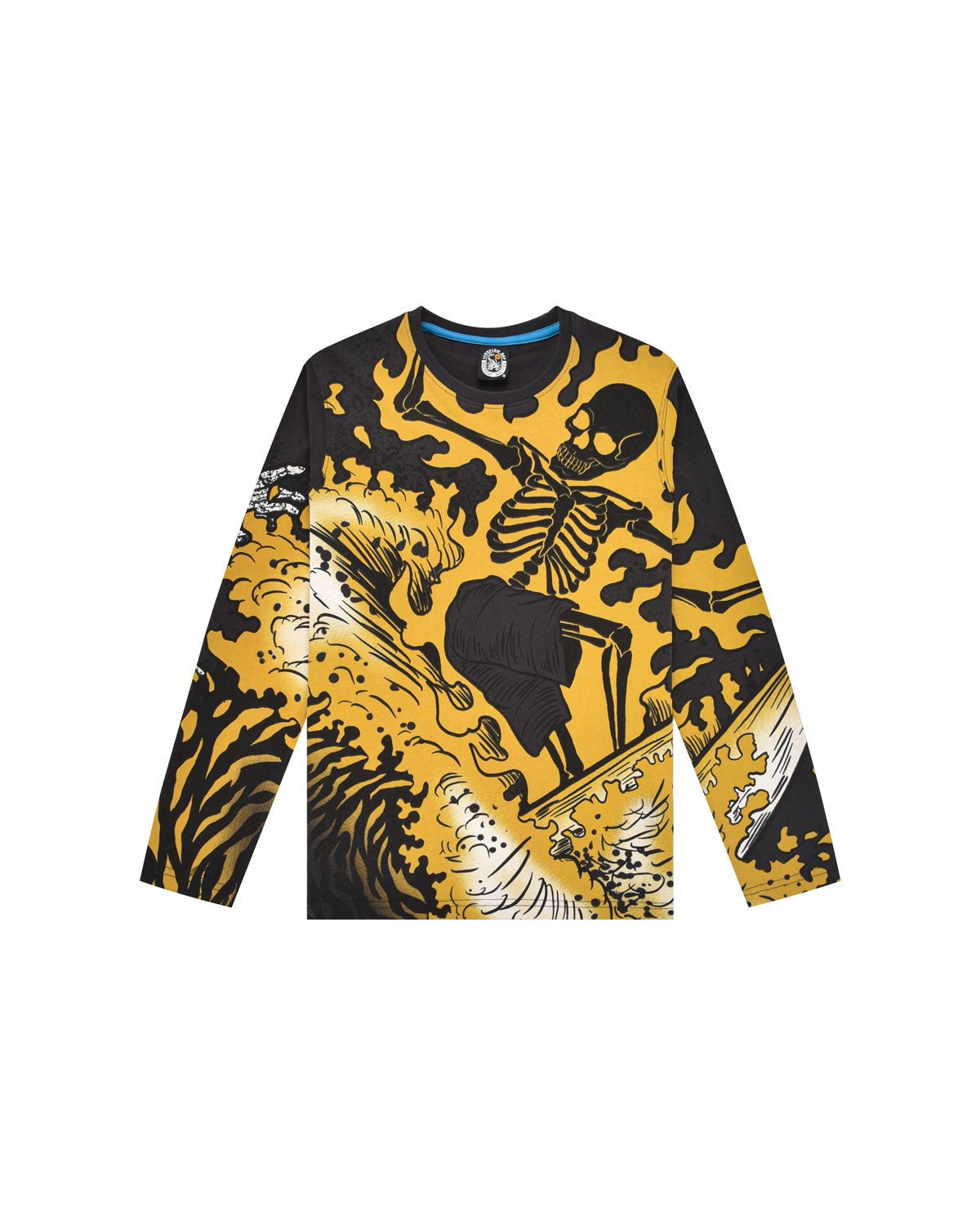 T-Shirt a manica lunga stampata "Hell Of A Surfer" bambino - Scorpion Bay