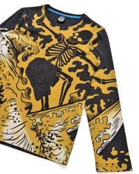 T-Shirt a manica lunga stampata "Hell Of A Surfer" bambino - Scorpion Bay