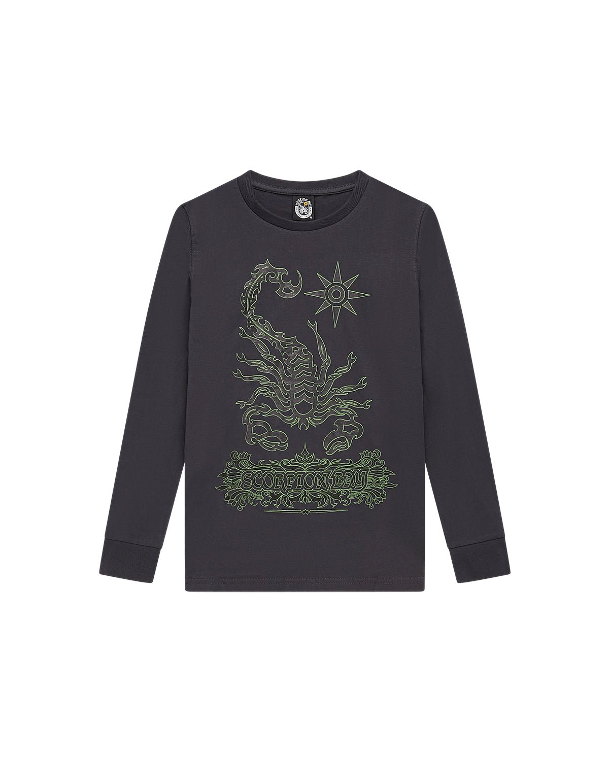 T-Shirt a manica lunga stampata "Iron" bambino - Scorpion Bay