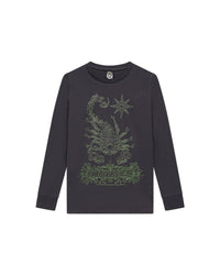 T-Shirt a manica lunga stampata "Iron" bambino - Scorpion Bay