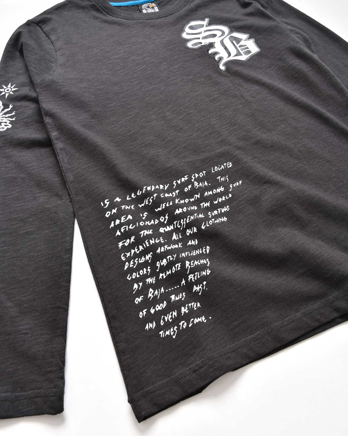 T-Shirt a manica lunga stampata "Robot Skull" bambino - Scorpion Bay