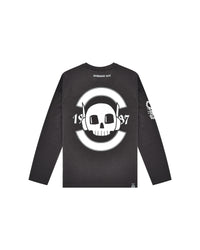 T-Shirt a manica lunga stampata "Robot Skull" bambino - Scorpion Bay